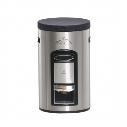 سطل برنج پیمانه دار استیل مشکی در فلزی