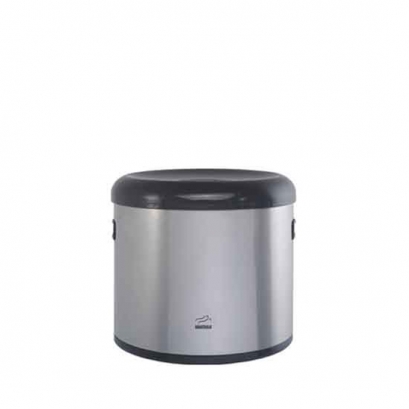  سطل قند استیل مشکی در پلیمری