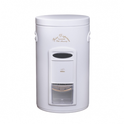 سطل برنج پیمانه دار سفید براق در فلزی