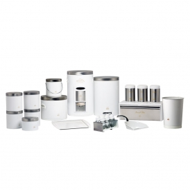 سرویس جهیزیه 23 پارچه سفید دراستیل سرویس جهیزیه 23 پارچه سفید دراستیل