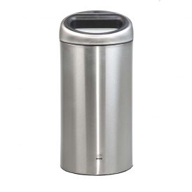 سطل زباله 45 لیتری اسلش استیل در استیل