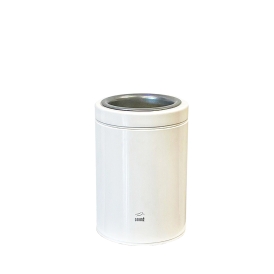 سطل زباله استوانه ۳۰ سانت سفید