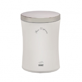 سطل برنج بدون پیمانه کمر باریک سفید استیل سطل برنج بدون پیمانه کمر باریک سفید استیل