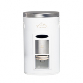 سطل برنج پیمانه دار سفید براق در استیل سطل برنج پیمانه دار سفید براق در استیل